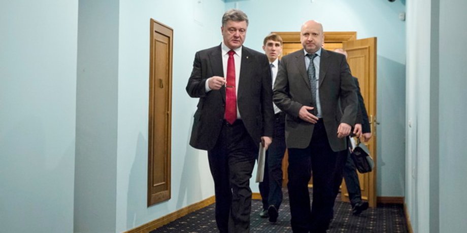Петр Порошенко и Александр Турчинов / Фото: сайт президента Украины