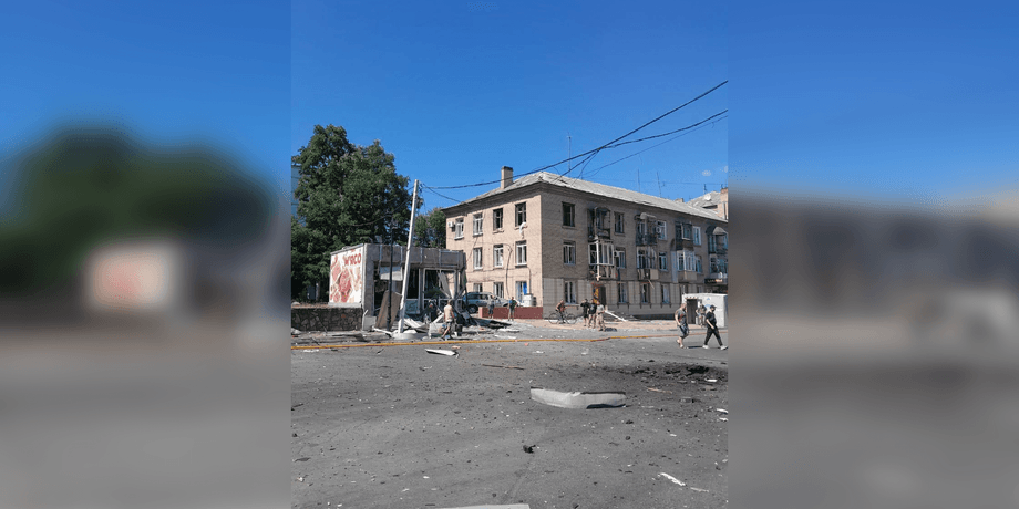 Наслідки обстрілу Дружківки 2 серпня показали в ОДА