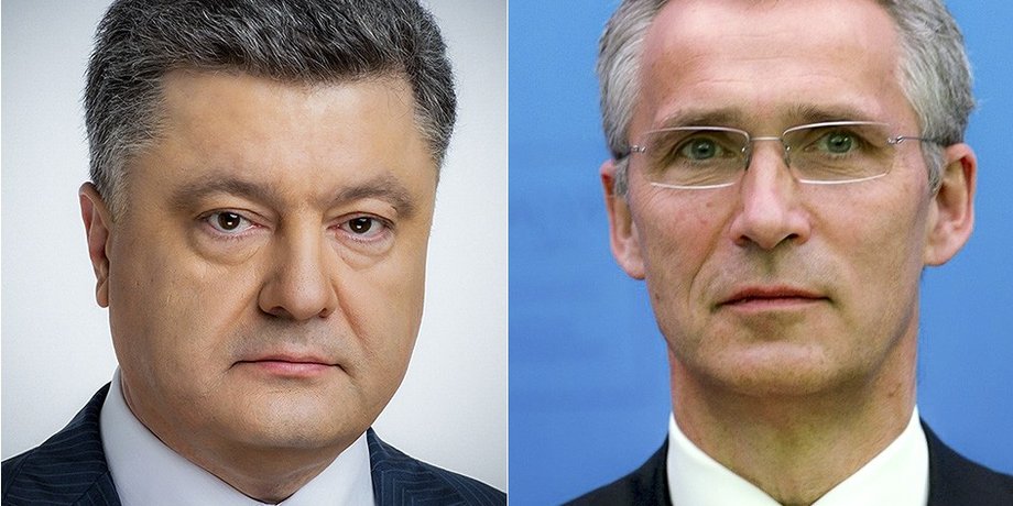 Петр Порошенко и Йенс Столтенберг/Фото: president.gov.ua