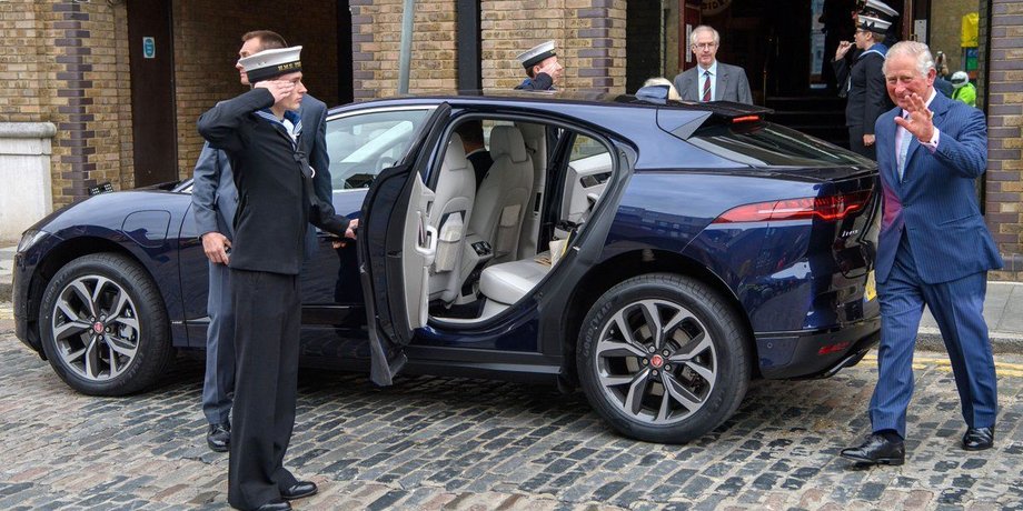 електромобіль Чарльза ІІІ, авто Чарльза ІІІ, Чарльз ІІІ, Jaguar I-Pace, електромобіль Jaguar
