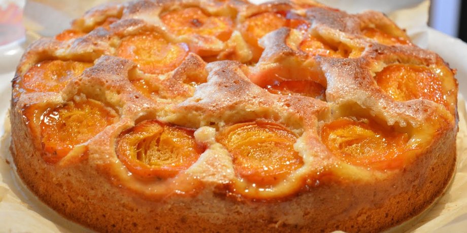 Пирог с абрикосами, абрикосовый пирог, пирог с абрикосами рецепт