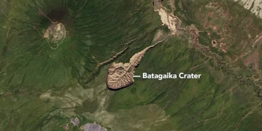 кратер, кратер батагай, кратер сибирь