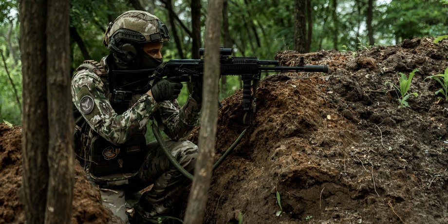 боец ВСУ, пограничник