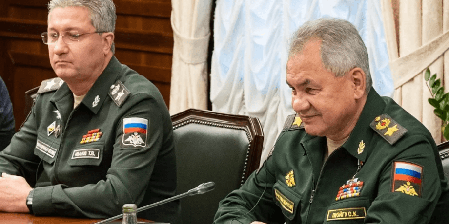 Тимур Иванов, Сергей Шойгу, министр обороны РФ, замминистра обороны РФ