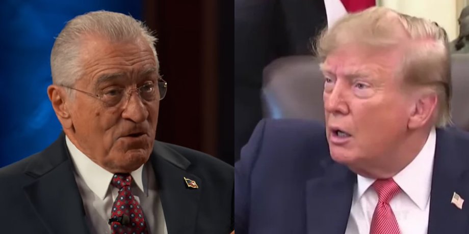 Роберт Де Ниро и Дональд Трамп