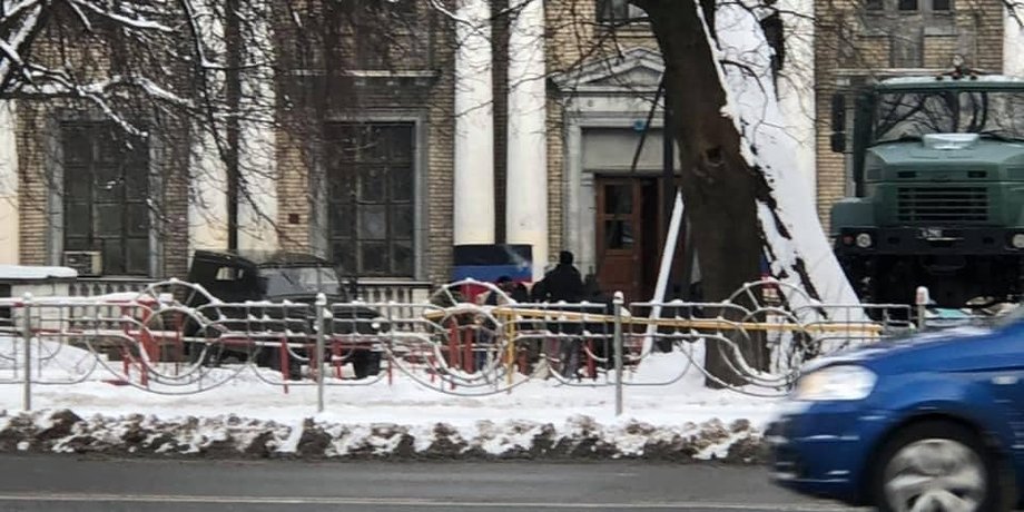 киев, днр, флаг, кино, соломенский район, полиция