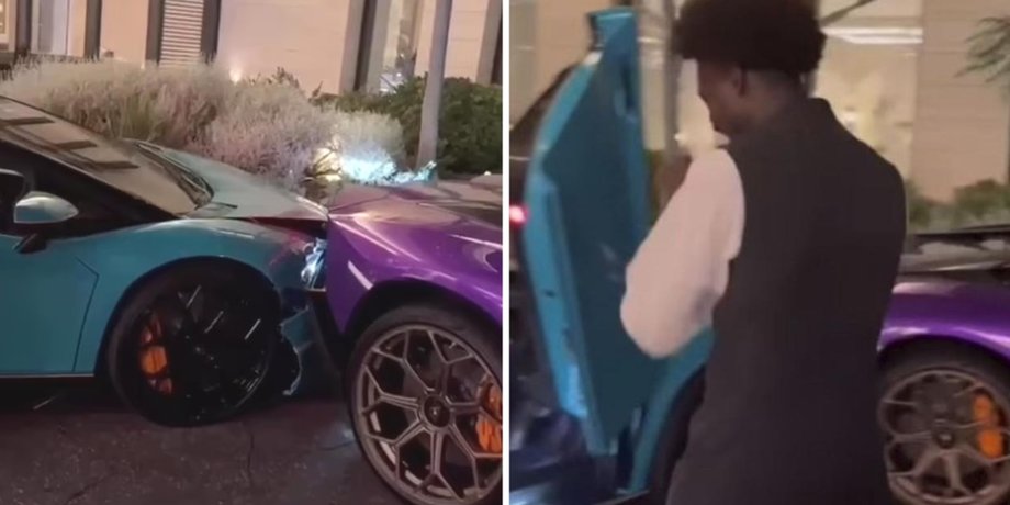 ДТП ламборгини, Lamborghini Aventador Ultimae, Lamborghini Aventador, разбитый суперкар, разбитый Lamborghini
