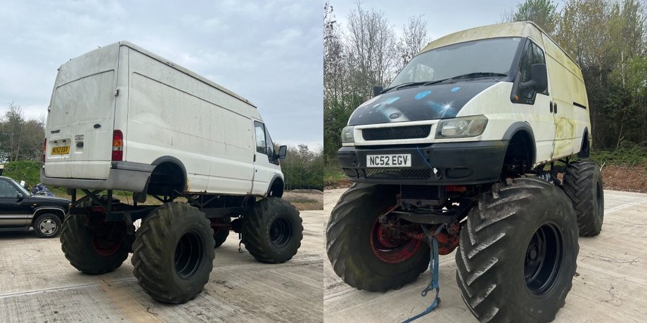 Ford, Ford Transit, Монстр-трак, Авто, Автомобили, Продажа, Фото, Тюнинг, Фургон