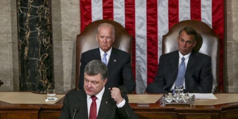 Петр Порошенко в Конгрессе США / Фото пресс-службы президента