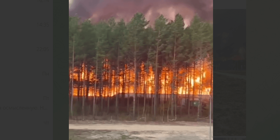 Пожар в Бурятии