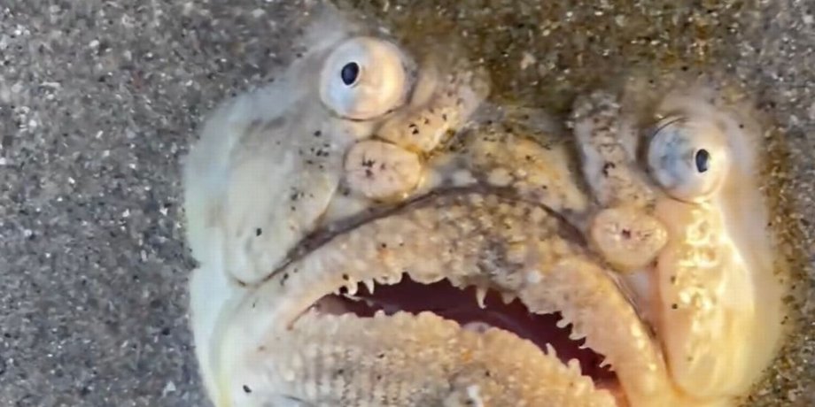 Необычное морское животное