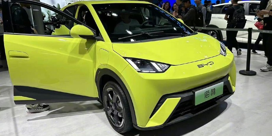 BYD Seagull, новый BYD Seagull, электромобиль BYD, BYD Seagull 2023