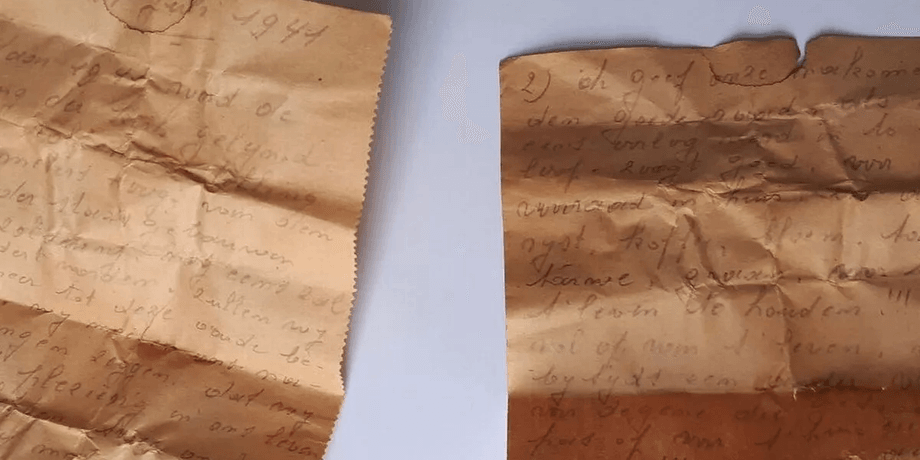 Письмо из прошлого, старинное письмо, послание, записка, послание в будущее, послание будущим поколениям, строитель, на чердаке