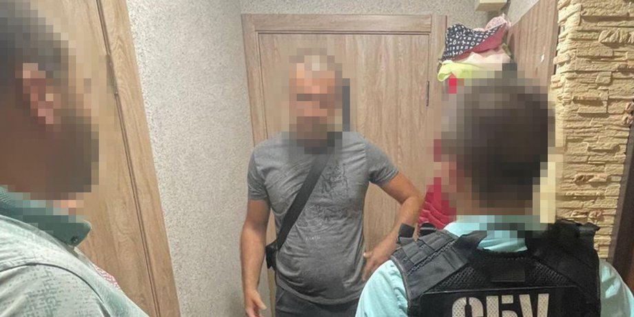 СБУ, Служба безпеки України, підозрюваний, обшук, затримання