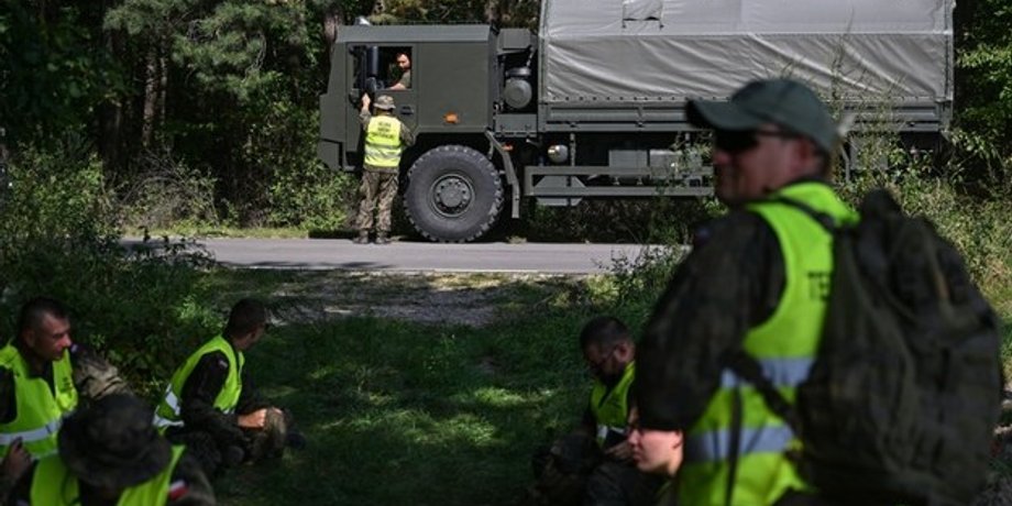 польша, дрон залетел в польшу, польский дрон залетел в польшу, российский дрон