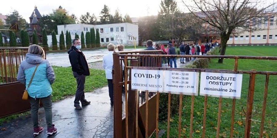 словакия, коронавирус, тестирование, COVID-19, тестирование на коронавирус