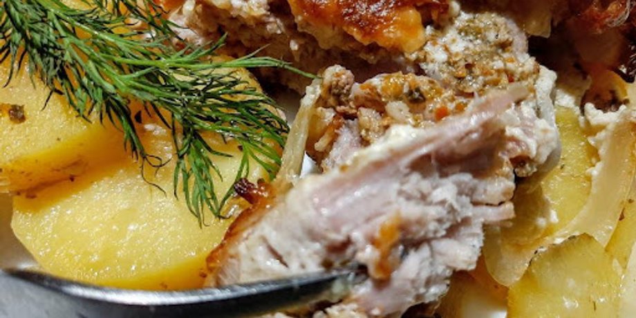 мясо, мясо запеченное с картофелем, мясо дипломат