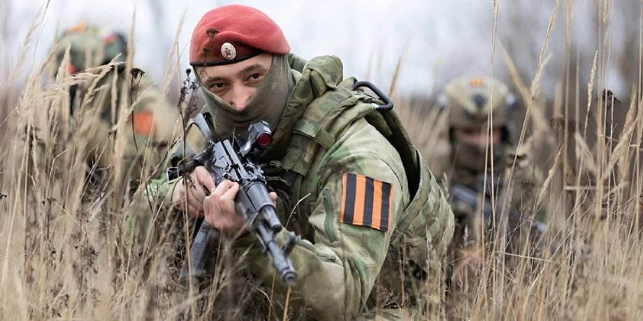 фото бійця центру Витязь, який є підрозділом Росгвардії РФ