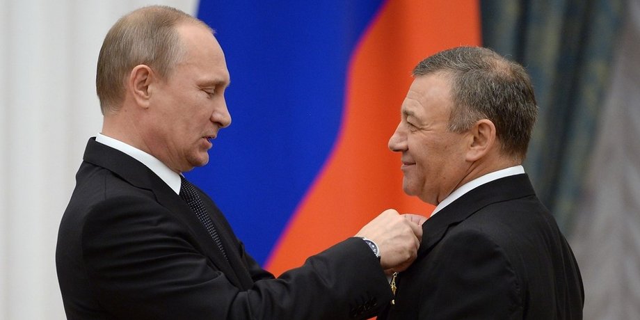 Владимир Путин и Аркадий Ротенберг