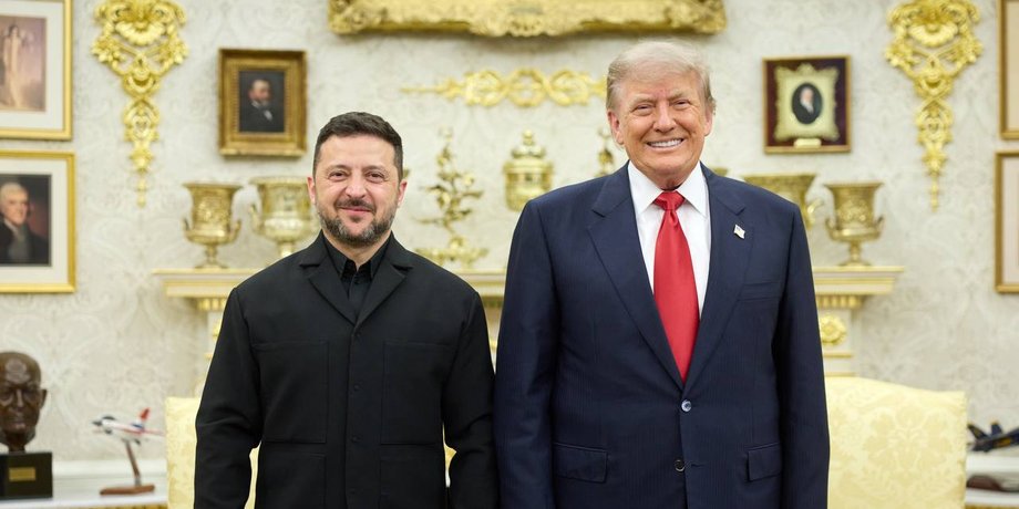 фото президента України Володимира Зеленського та президента США Дональда Трампа 28 липня