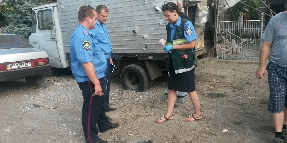 Последствия обстрела окраин Мариуполя, 17 августа / Фото: 0629.com