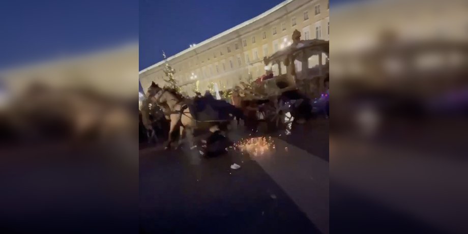 санкт-петербург карета лошади