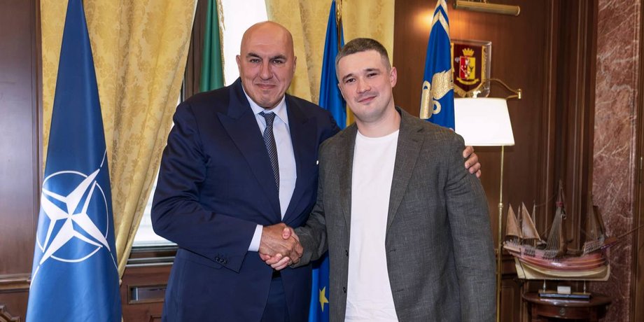 Михаил Федоров и Гвидо Кроцетто
