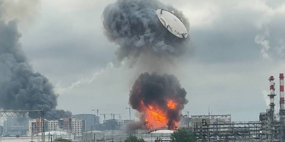украина атаковала НПЗ в Москве