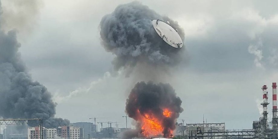 украина атаковала НПЗ в Москве