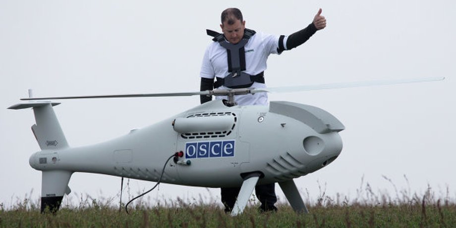 Дрон ОБСЕ, обсе, боевики, дрон, сепаратисты, донбасс, выстрелы, российские боевики, сбили беспилотник, бпла