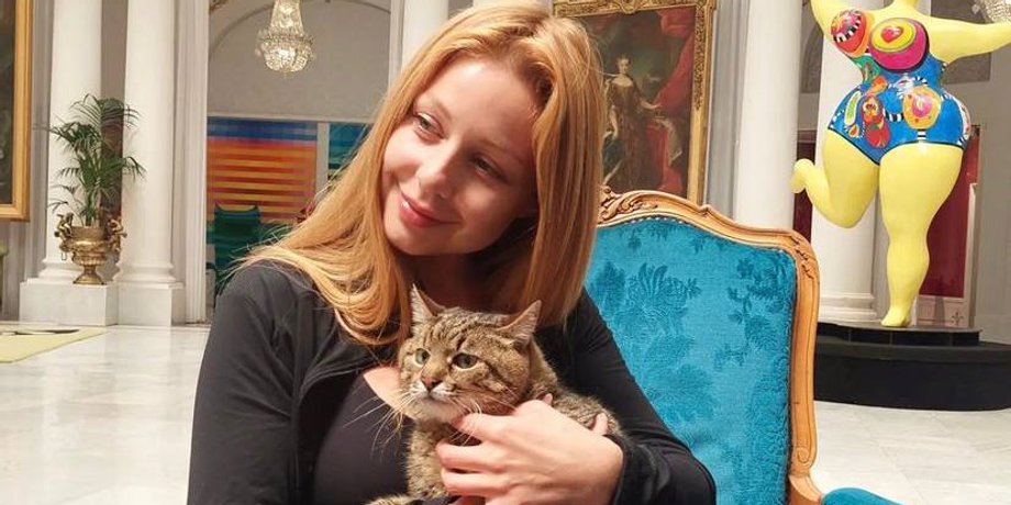 Тина Кароль и кот Степан, тена кароль в каннах, кот степан в каннах, где сейчас кот степан, харьковский кот степан