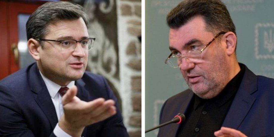 Дмитро Кулеба, Олексій Данилов, колаж
