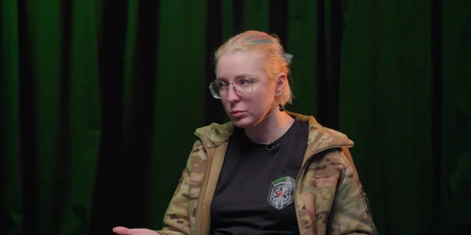 Руководительница батальона "Госпитальеры" Яна Зинкевич