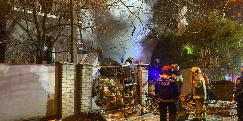 Взрыв во Львове