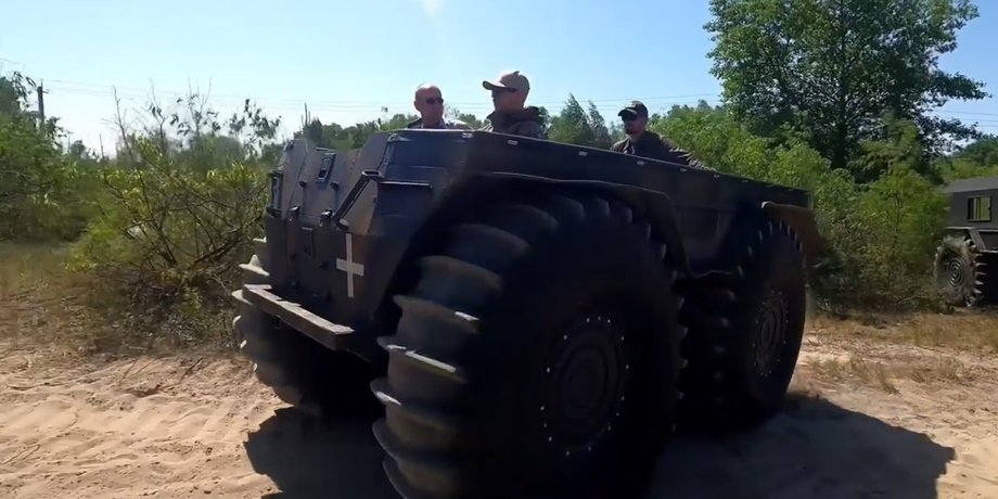 резников на вездеходе богун
