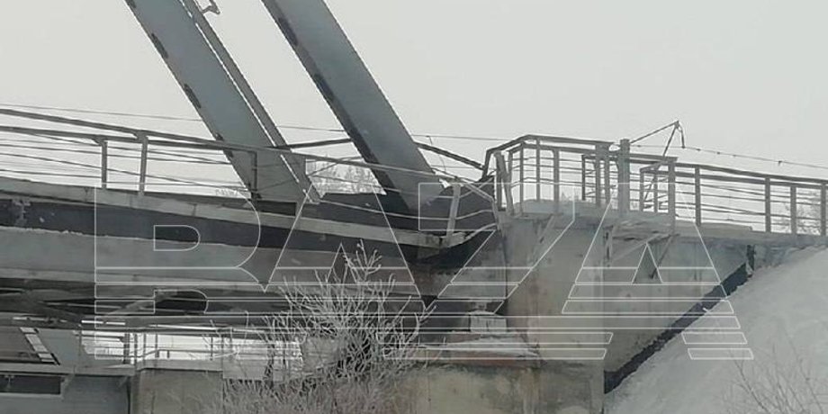 залізничний міст, підрив моста, пошкоджений міст