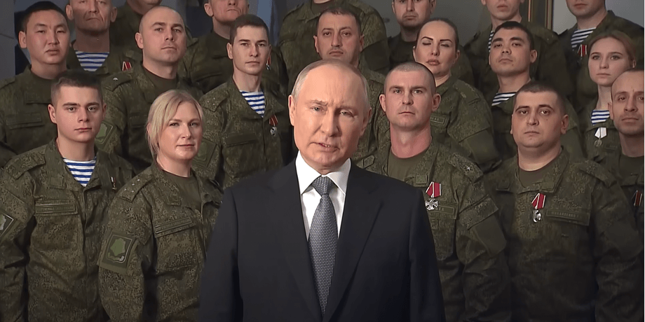 новогоднее обращение, владимир путин, российский военный