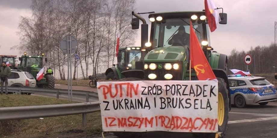 Польша, фермеры, протест, Украина, граница