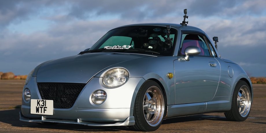 Daihatsu Copen, Autozam AZ-1, Suzuki Alto Works, Suzuki Cappuccino, Mitsubishi Minica Dangan, Заїзд, Авто, відео