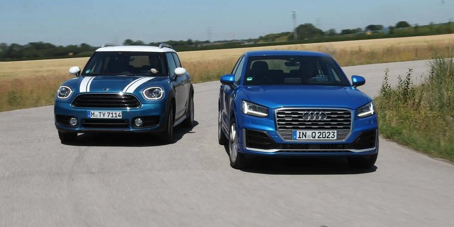 Audi Q2 Mini Countryman, компактні кросовери, найнадійніші компактні кросовери