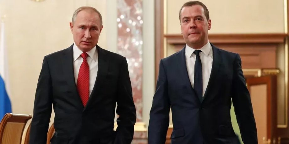 Володимир Путін та Дмитро Медведєв