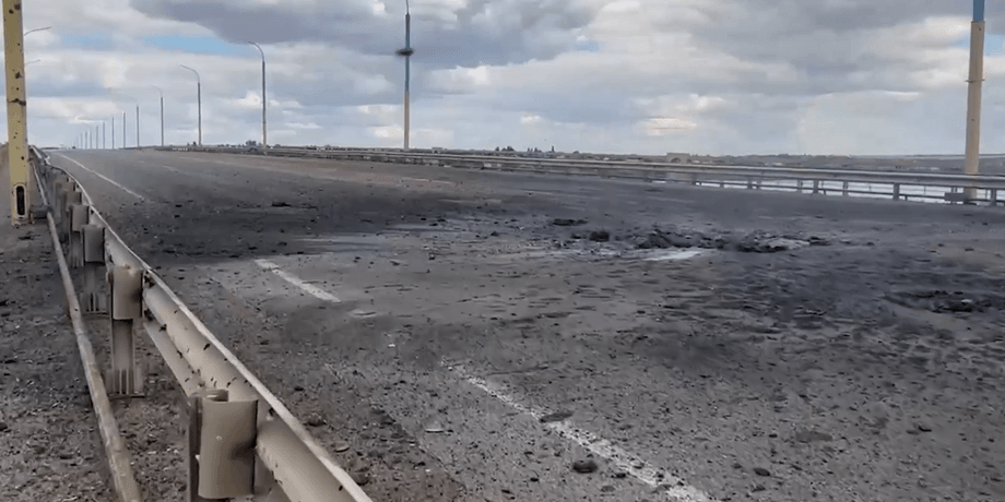 удар по антоновскому мосту