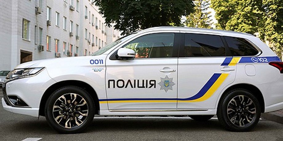 Mitsubishi Оutlander PHEV / Фото: пресс-служба Нацполиции