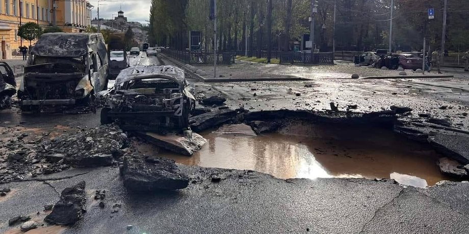 Масовий обстріл міст України