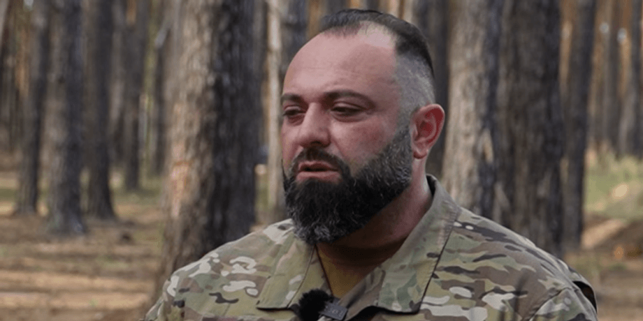 Начальник Военной школы командиров имени полковника Евгения Коновальца Георгий Купарашвили