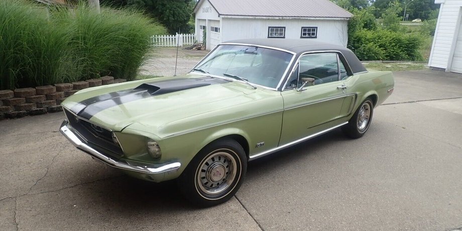 Ford Mustang Cobra Jet, Ford Mustang 1968, Ford Mustang, капсула часу