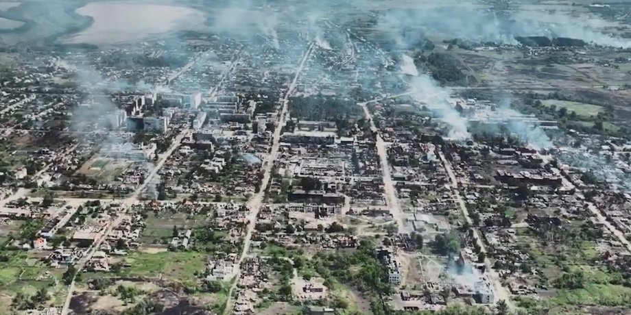 Волчанск, разрушенные дома
