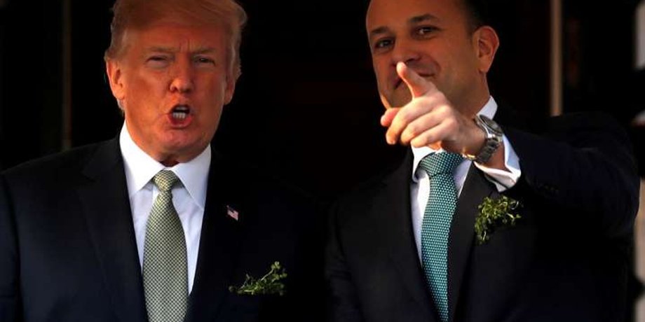 Президент США Дональд Трамп и премьер-министр Ирландии Лео Варадкар/Фото: Главком
