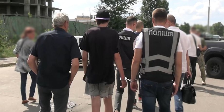 Задержание, нацполиция, Киев, поджигатель