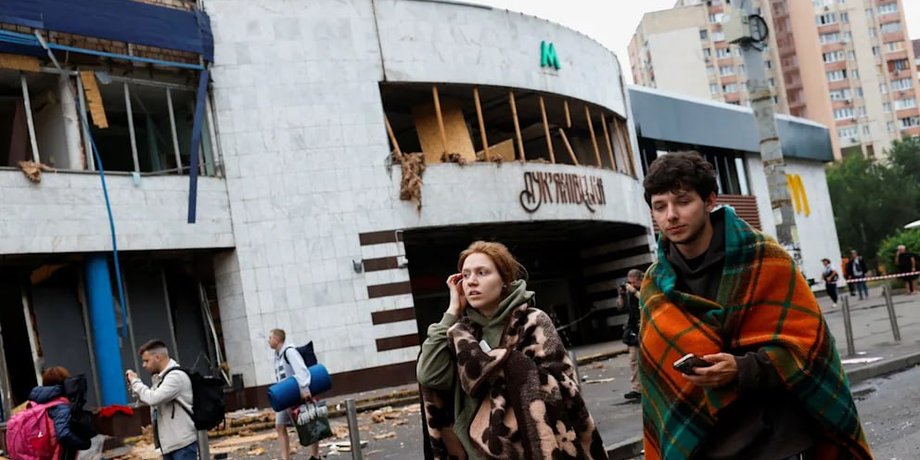 метро Лукьяновская пострадала от удара РФ